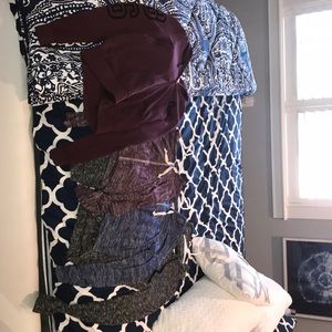 assortment of jackets. sizes small, medium & large